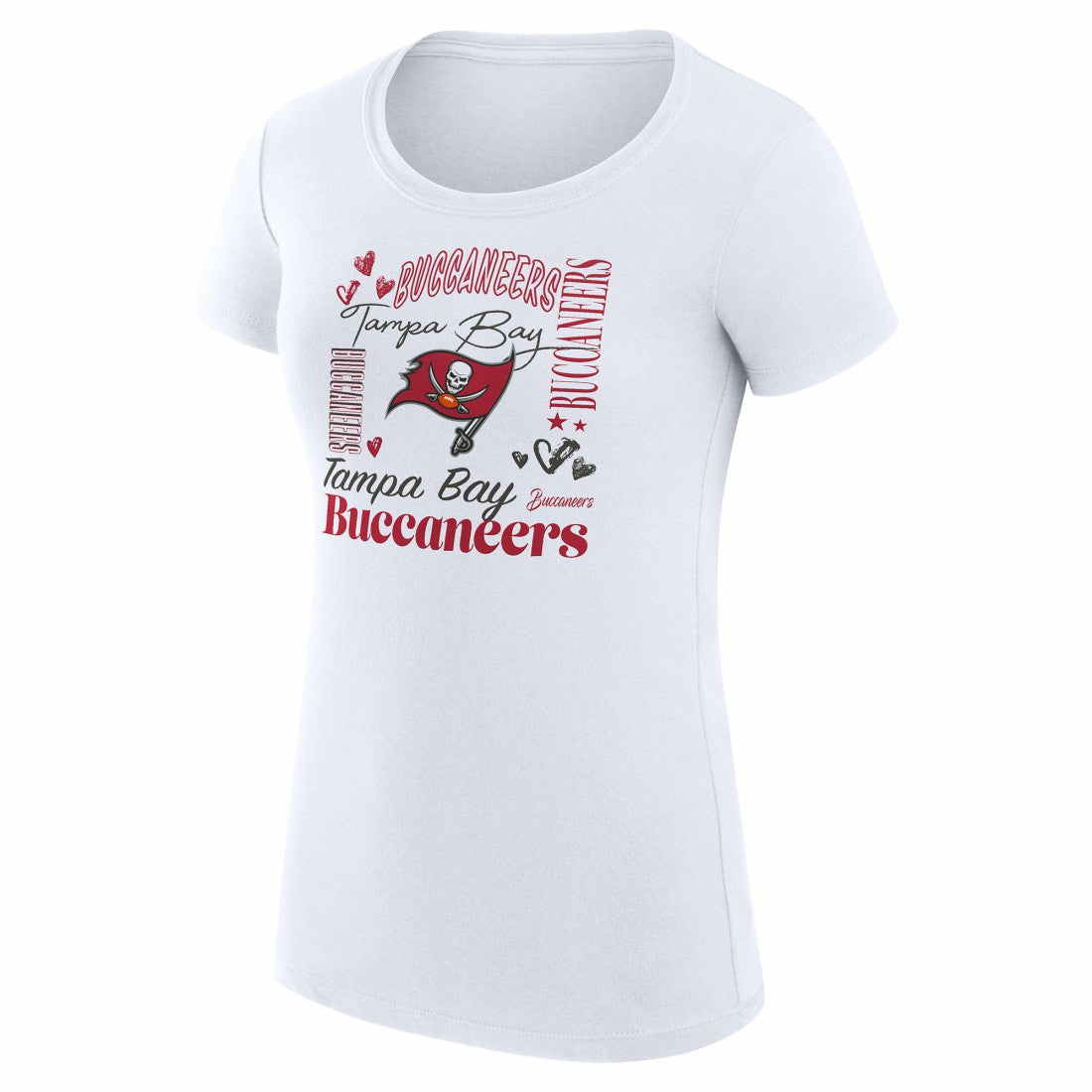 Tampa Bay Buccaneers  G-III 4Her by Carl Banks Women's Super-Slim Fit Lightweight Collage Team T-Shirt