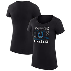 Indianapolis Colts  G-III 4Her by Carl Banks Women's Super-Slim Fit Lightweight Collage Team T-Shirt