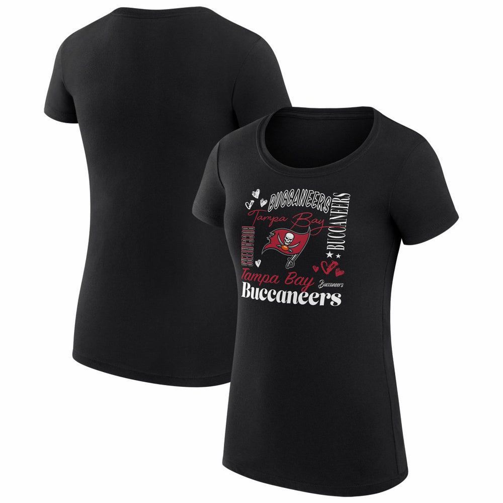Tampa Bay Buccaneers  G-III 4Her by Carl Banks Women's Super-Slim Fit Lightweight Collage Team T-Shirt