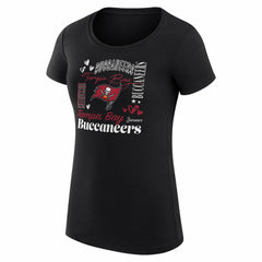 Tampa Bay Buccaneers  G-III 4Her by Carl Banks Women's Super-Slim Fit Lightweight Collage Team T-Shirt