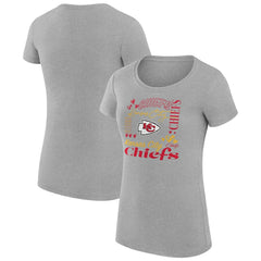 Kansas City Chiefs  G-III 4Her by Carl Banks Women's Super-Slim Fit Lightweight Collage Team T-Shirt