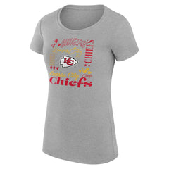 Kansas City Chiefs  G-III 4Her by Carl Banks Women's Super-Slim Fit Lightweight Collage Team T-Shirt