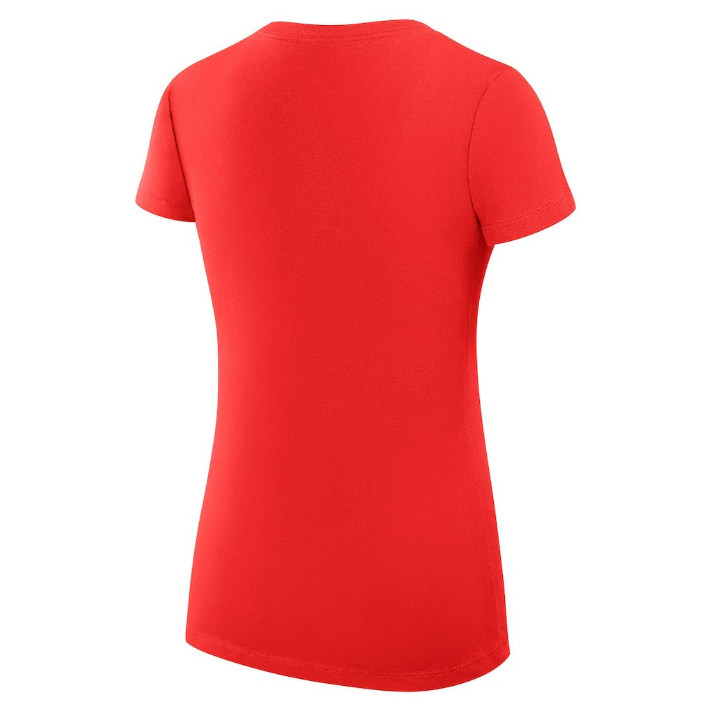 Kansas City Chiefs  G-III 4Her by Carl Banks Women's Super-Slim Fit Lightweight Collage Team V-Neck T-Shirt
