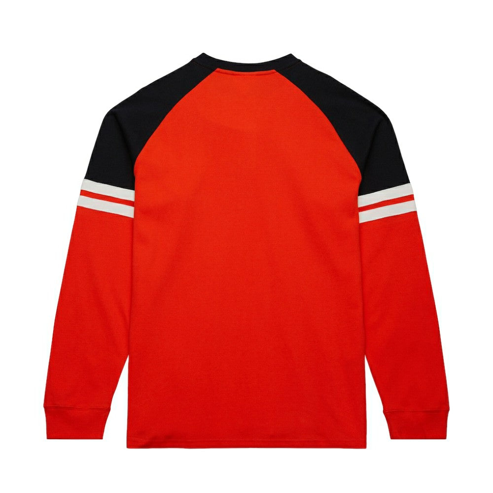 Philadelphia Flyers Mitchell & Ness Thermal Henley Long Sleeve T-Shirt Outlet