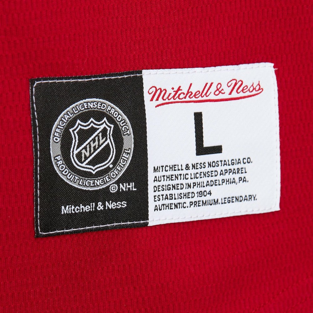 Chicago Blackhawks Mitchell & Ness Thermal Henley Long Sleeve T-Shirt Outlet