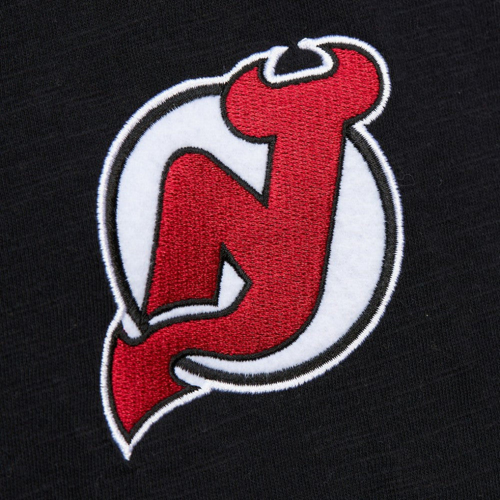 New Jersey Devils Mitchell & Ness Legendary Slub Raglan Long Sleeve T-Shirt For Sale