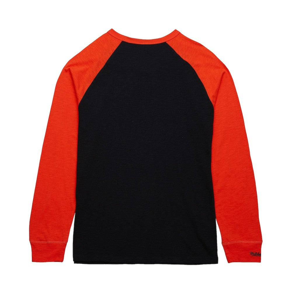 Philadelphia Flyers Mitchell & Ness Legendary Slub Raglan Long Sleeve T-Shirt For Sale
