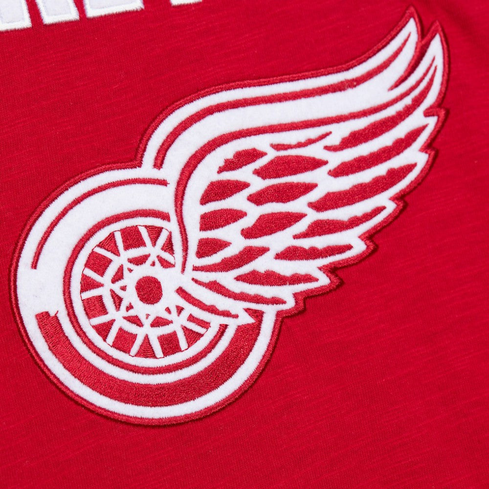 Detroit Red Wings Mitchell & Ness Legendary Slub Raglan Long Sleeve T-Shirt Outlet