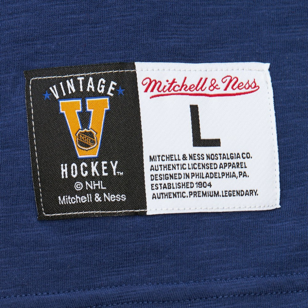 New York Rangers Mitchell & Ness Legendary Slub Raglan Long Sleeve T-Shirt On Sale