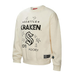 Seattle Kraken Mitchell & Ness Women's Logo 3.0 Pullover Sweatshirt Discount