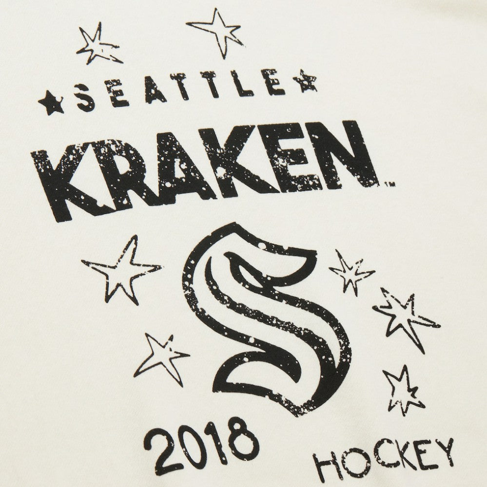 Seattle Kraken Mitchell & Ness Women's Logo 3.0 Pullover Sweatshirt Discount
