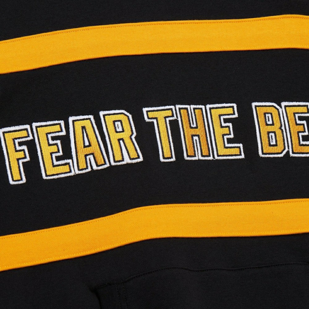 Boston Bruins Mitchell & Ness Head Coach Slogan Pullover Hoodie Sale
