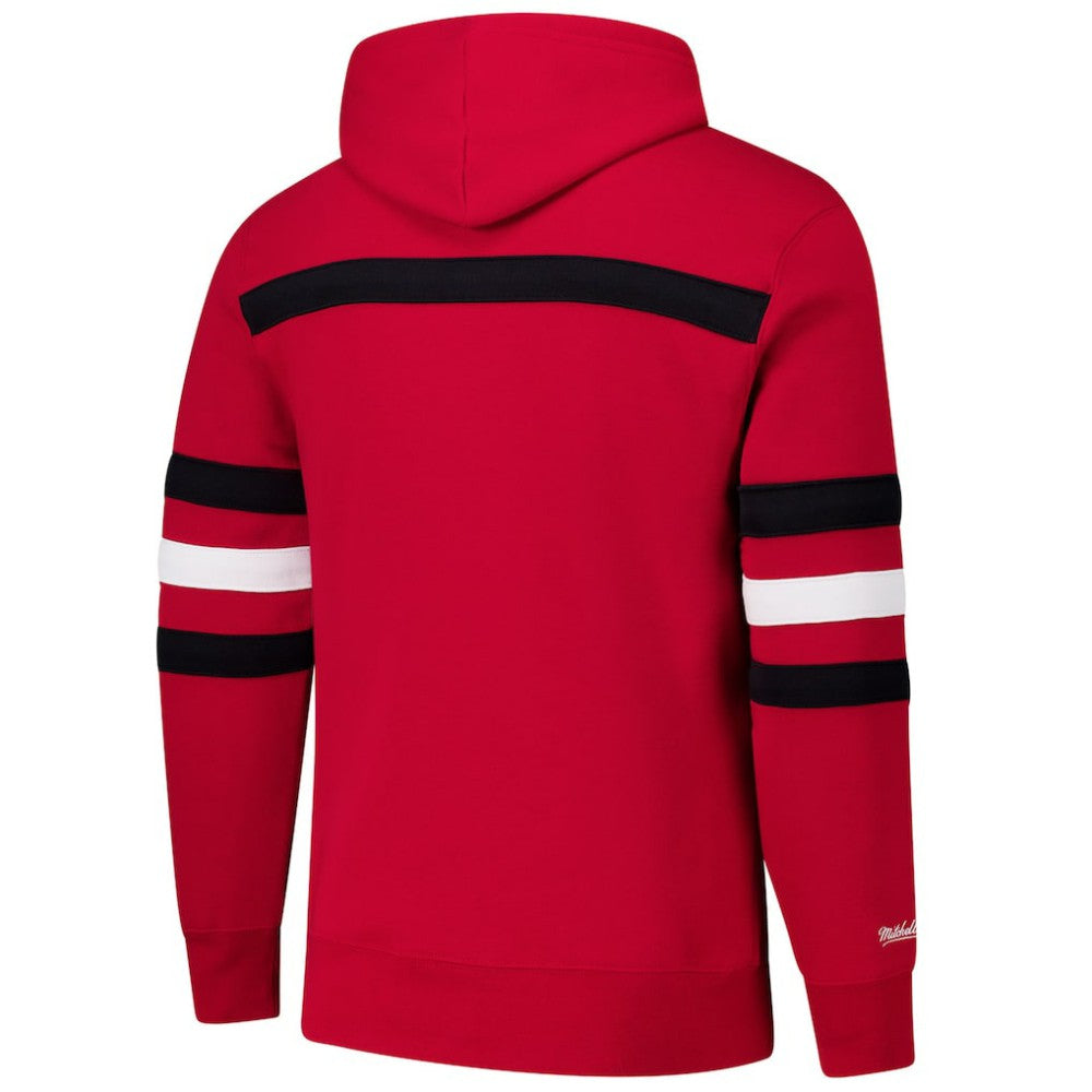 Detroit Red Wings Mitchell & Ness Head Coach Slogan Pullover Hoodie Outlet