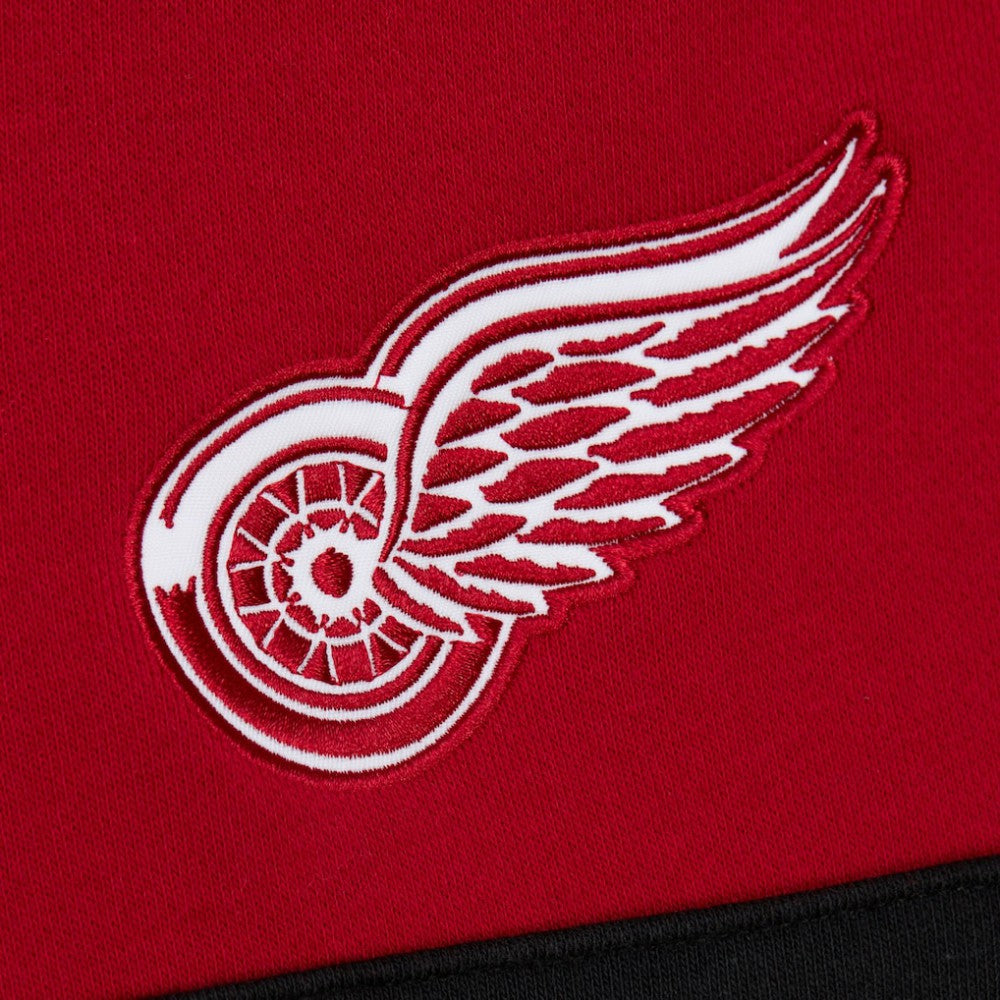 Detroit Red Wings Mitchell & Ness Head Coach Slogan Pullover Hoodie Outlet