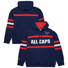 Washington Capitals Mitchell & Ness Head Coach Slogan Pullover Hoodie Sale