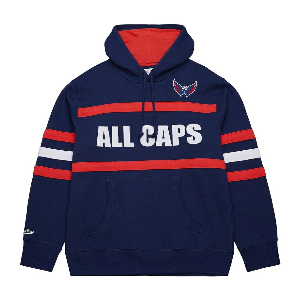 Washington Capitals Mitchell & Ness Head Coach Slogan Pullover Hoodie Sale