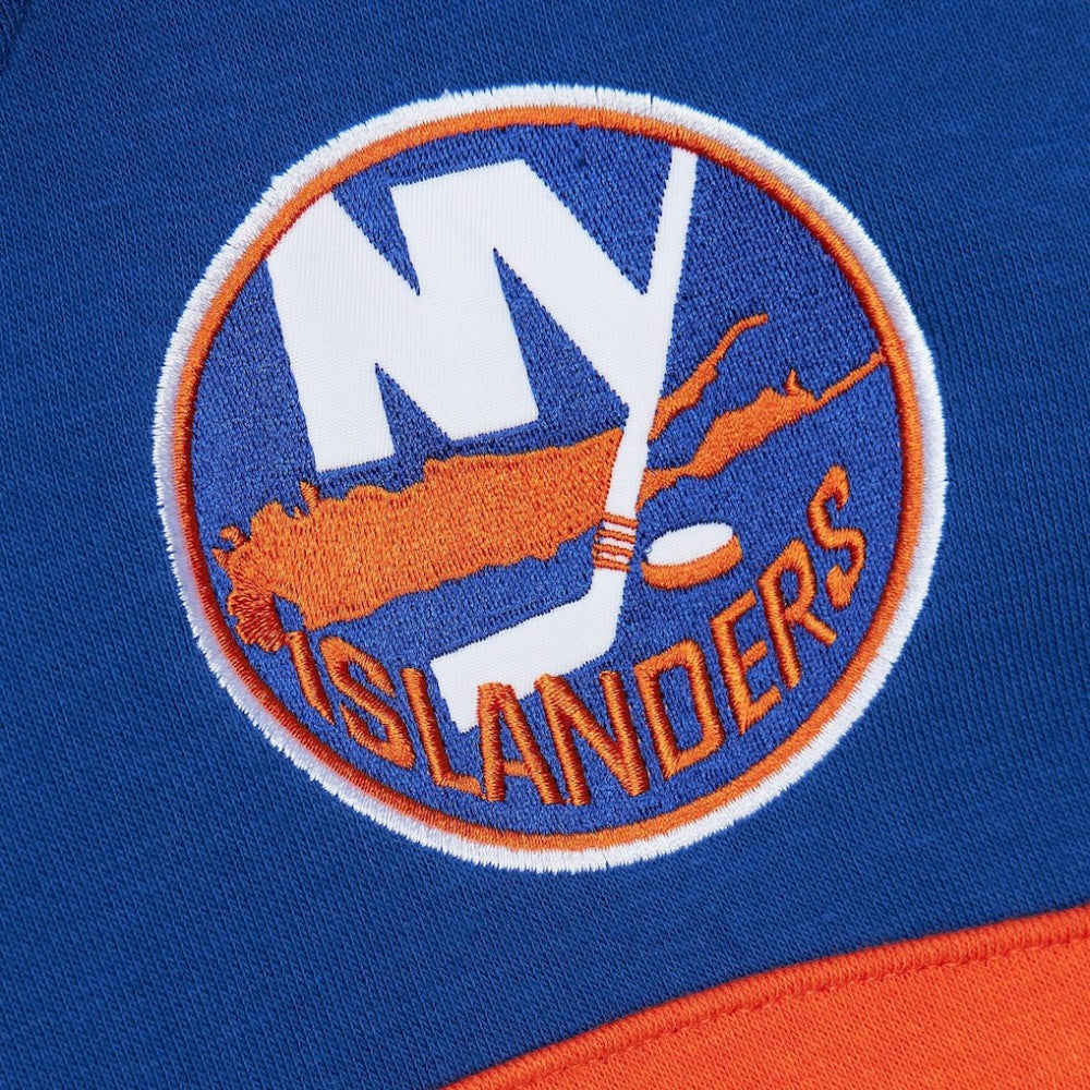 New York Islanders Mitchell & Ness Head Coach Slogan Pullover Hoodie Outlet