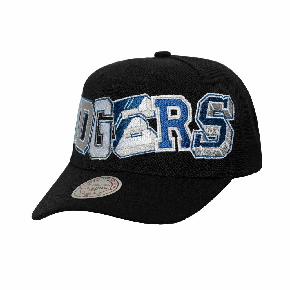Los Angeles Dodgers Mitchell & Ness Hyper Type Pro Crown Snapback Hat | MLB Sale