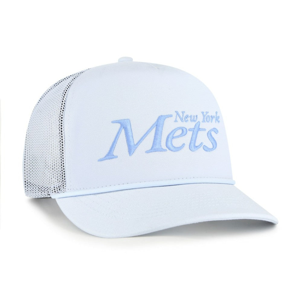 New York Mets '47 Foundation Script Hitch Adjustable Trucker Hat | MLB New