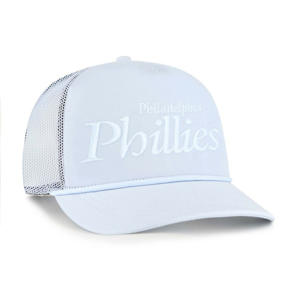 Philadelphia Phillies '47 Foundation Script Hitch Adjustable Trucker Hat | MLB Shop