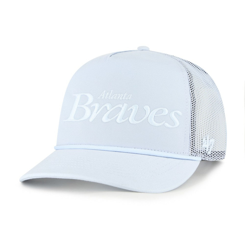 Atlanta Braves '47 Foundation Script Hitch Adjustable Trucker Hat | MLB US