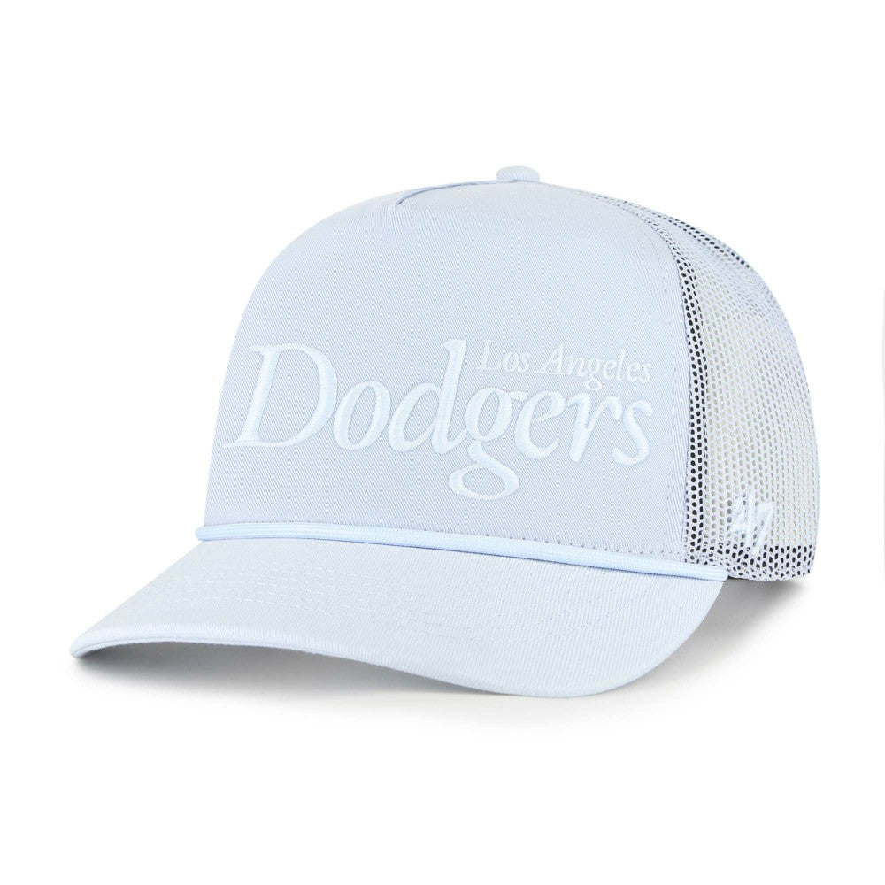 Los Angeles Dodgers '47 Foundation Script Hitch Adjustable Trucker Hat | MLB US