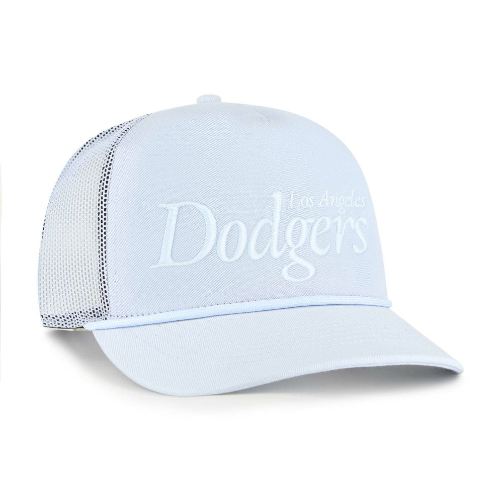 Los Angeles Dodgers '47 Foundation Script Hitch Adjustable Trucker Hat | MLB US