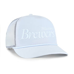 Milwaukee Brewers '47 Foundation Script Hitch Adjustable Trucker Hat | MLB Outlet