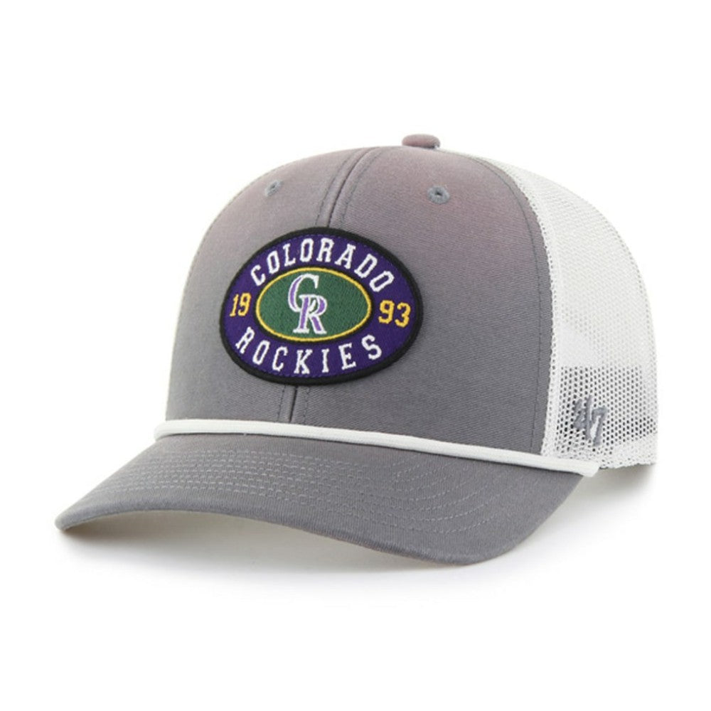 Colorado Rockies '47 Tide Sweep Rope Trucker Adjustable Hat | MLB On Sale