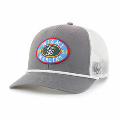Miami Marlins '47 Tide Sweep Rope Trucker Adjustable Hat | MLB For sale