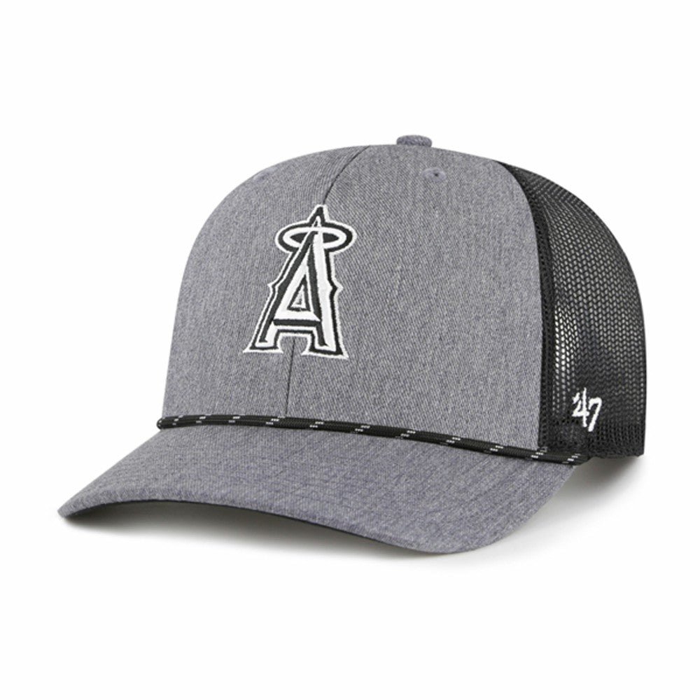 Los Angeles Angels '47 Carbon Rope Trucker Adjustable Hat | MLB Discount