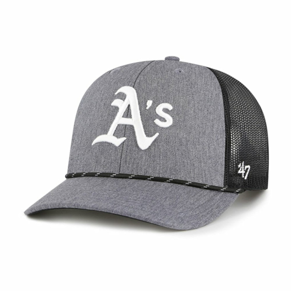 Athletics '47 Carbon Rope Trucker Adjustable Hat | MLB Outlet