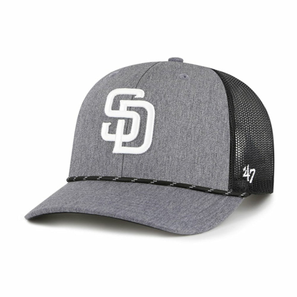 San Diego Padres '47 Carbon Rope Trucker Adjustable Hat | MLB US