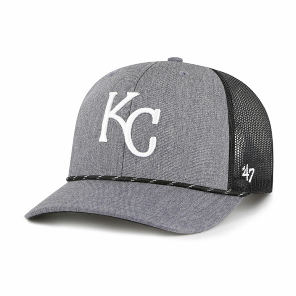 Kansas City Royals '47 Carbon Rope Trucker Adjustable Hat | MLB US
