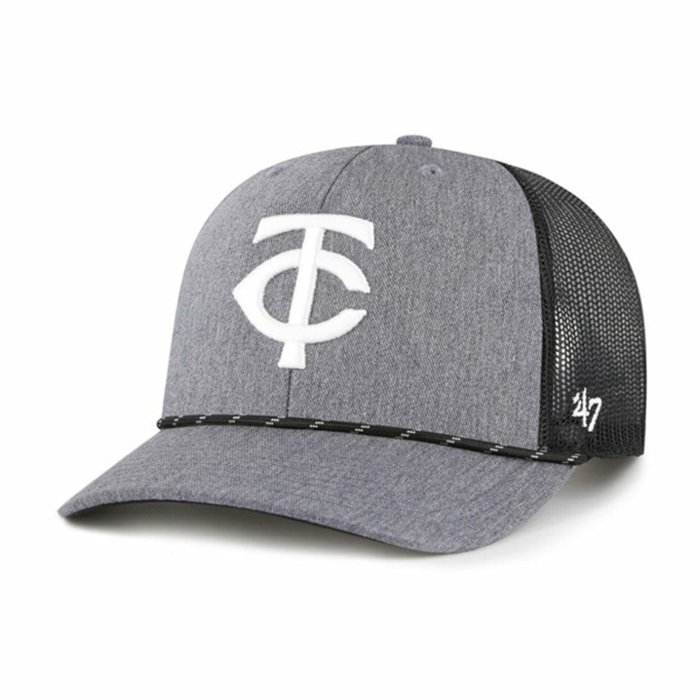 Minnesota Twins '47 Carbon Rope Trucker Adjustable Hat | MLB Sale