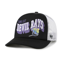 Tampa Bay Rays '47 Meander Foam Trucker Snapback Hat | MLB Outlet