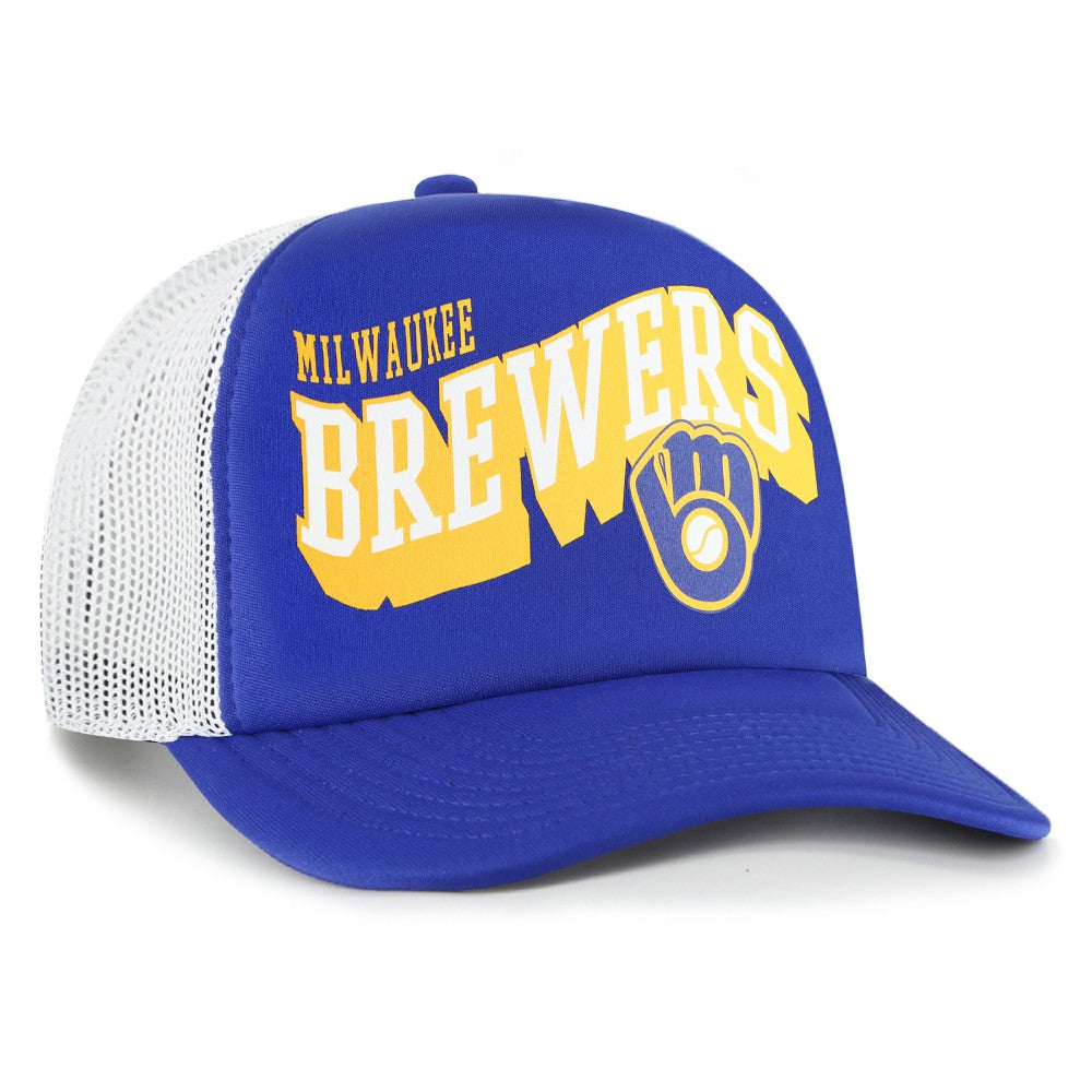 Milwaukee Brewers '47 Meander Foam Trucker Snapback Hat | MLB Near me