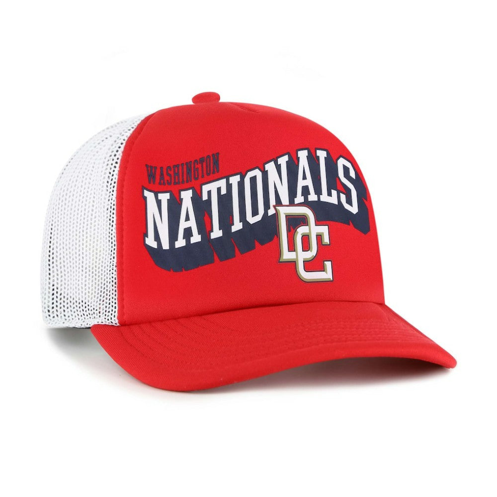 Washington Nationals '47 Meander Foam Trucker Snapback Hat | MLB US