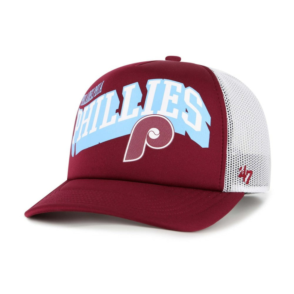 Philadelphia Phillies '47 Meander Foam Trucker Snapback Hat | MLB Online