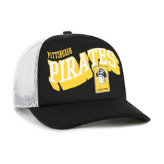Pittsburgh Pirates '47 Meander Foam Trucker Snapback Hat | MLB Online