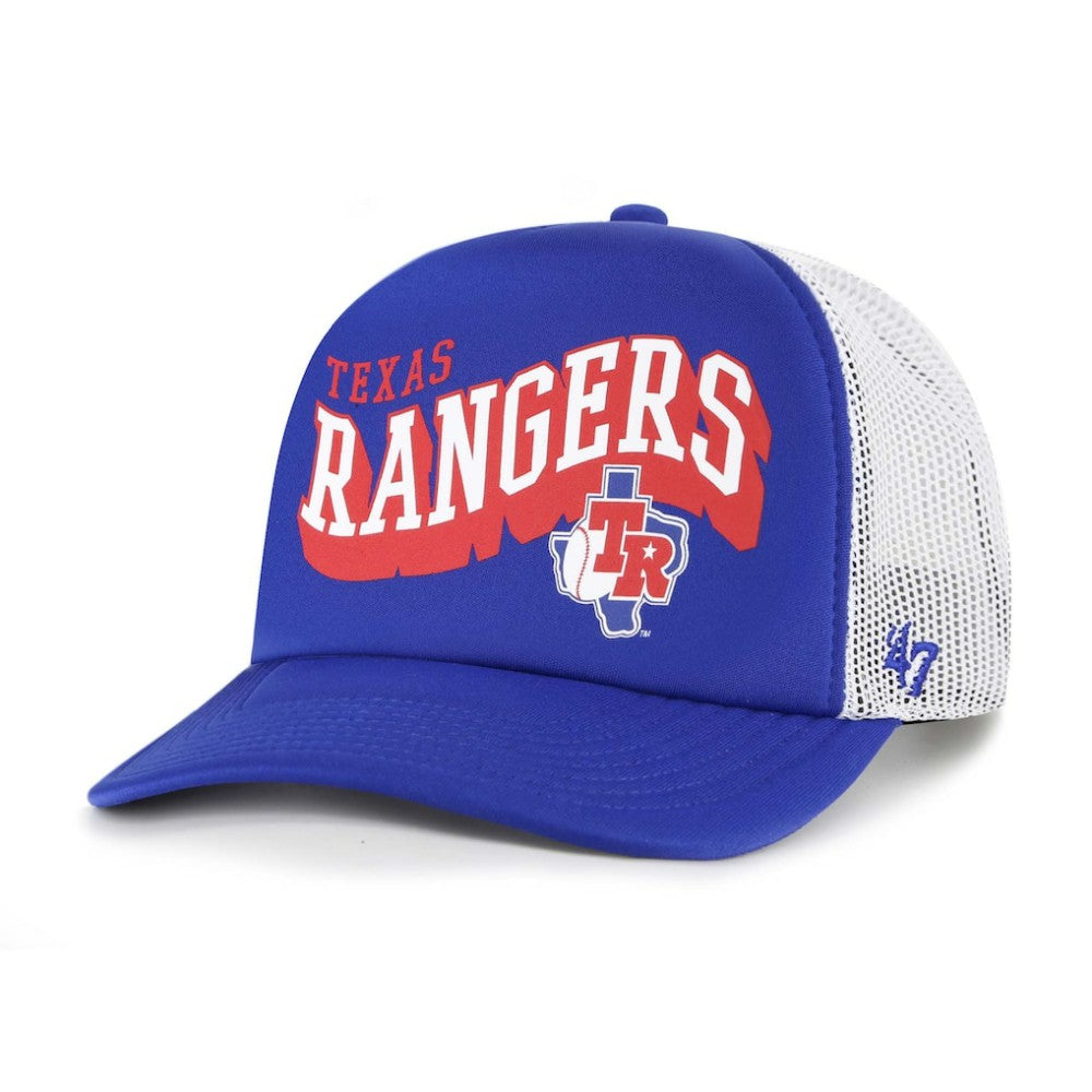 Texas Rangers '47 Meander Foam Trucker Snapback Hat | MLB Sale