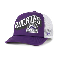 Colorado Rockies '47 Meander Foam Trucker Snapback Hat | MLB New