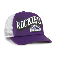 Colorado Rockies '47 Meander Foam Trucker Snapback Hat | MLB New