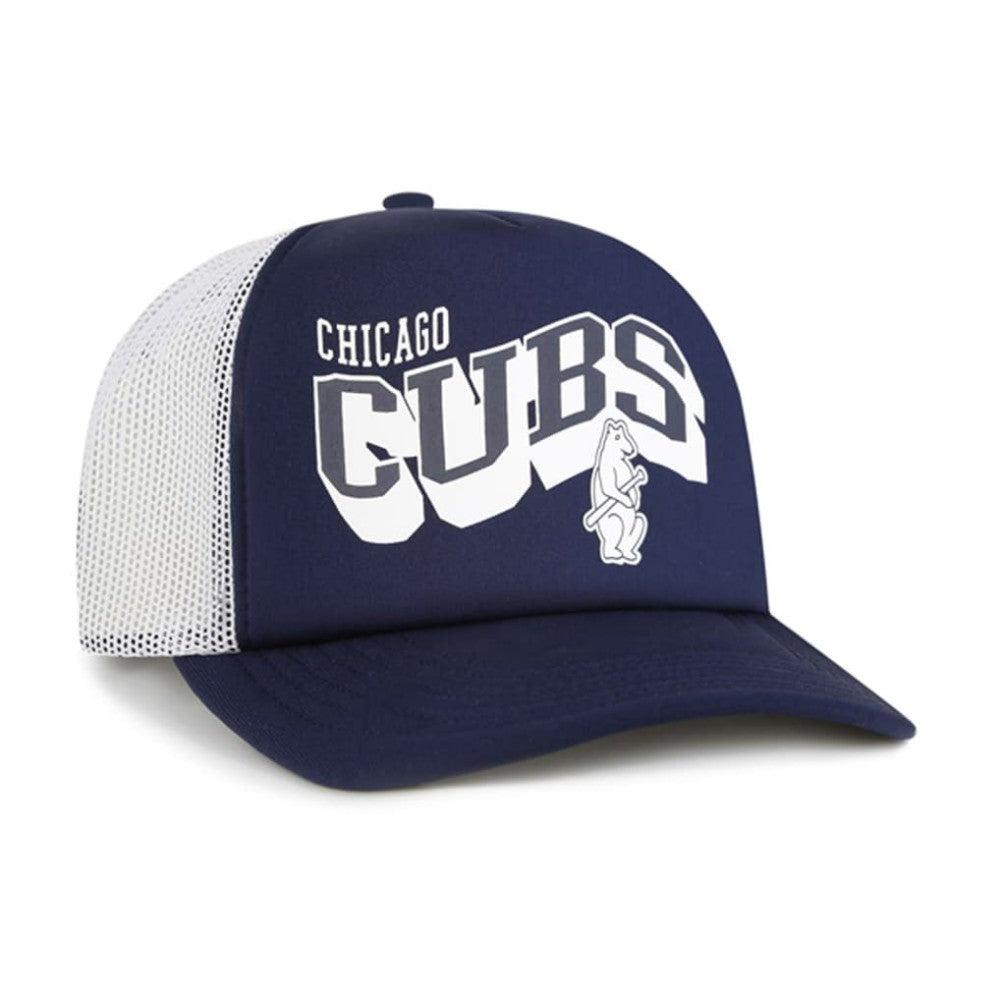 Chicago Cubs '47 Meander Foam Trucker Snapback Hat | MLB Sale