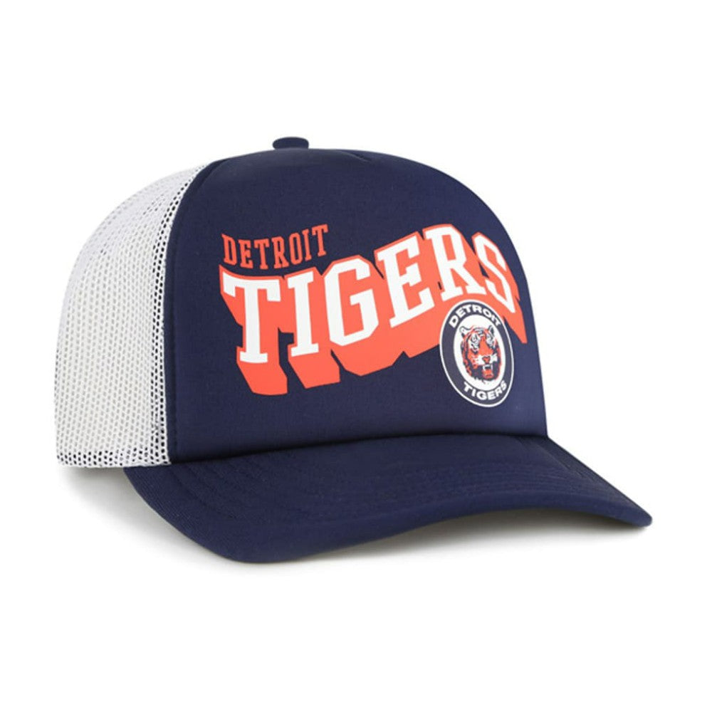 Detroit Tigers '47 Meander Foam Trucker Snapback Hat | MLB New