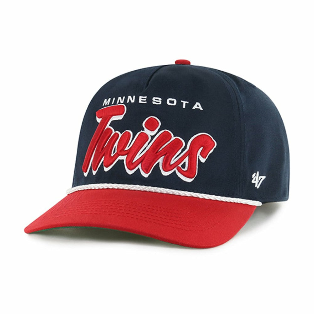 Minnesota Twins '47 Dropshadow Rope Hitch Adjustable Hat | MLB Sale