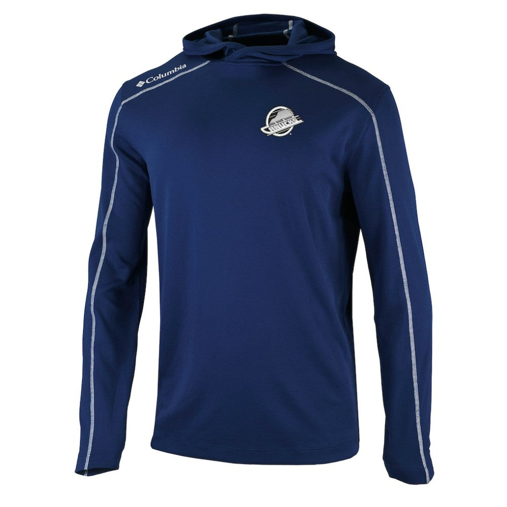 Vancouver Canucks Columbia Shotgun Omni-Wick Pullover Hoodie Outlet