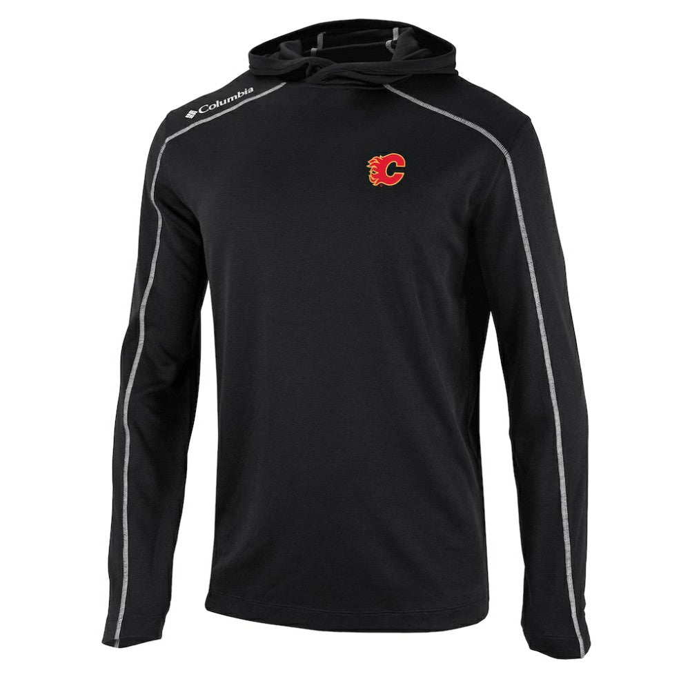 Calgary Flames Columbia Shotgun Omni-Wick Pullover Hoodie Sale