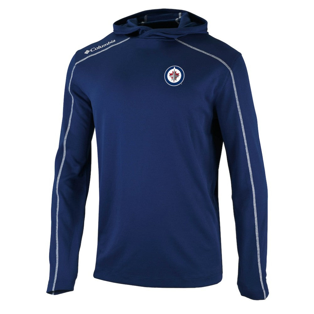 Winnipeg Jets Columbia Shotgun Omni-Wick Pullover Hoodie Sale