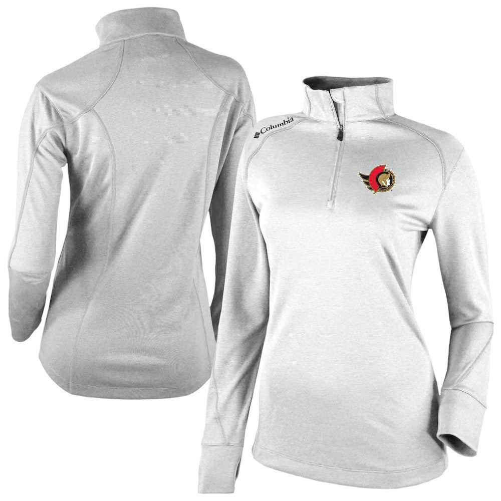 Ottawa Senators Columbia Women's Omni-Wick Shotgun 2.0 Quarter-Zip Pullover Top For Sale